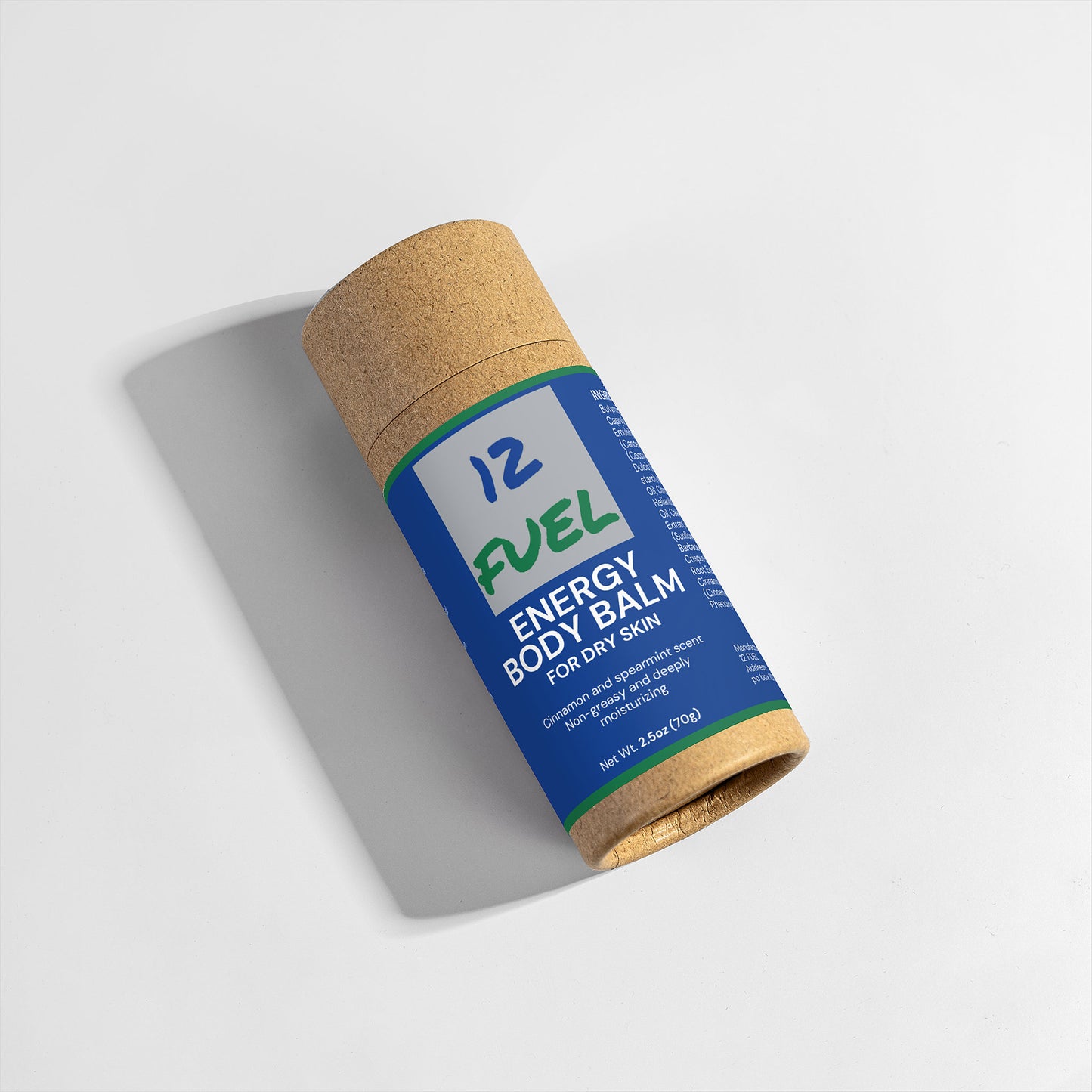 Energy Body Balm — Solid Moisturizer with Shea, Cocoa & Citrus-Mint Aroma (2.5 oz)