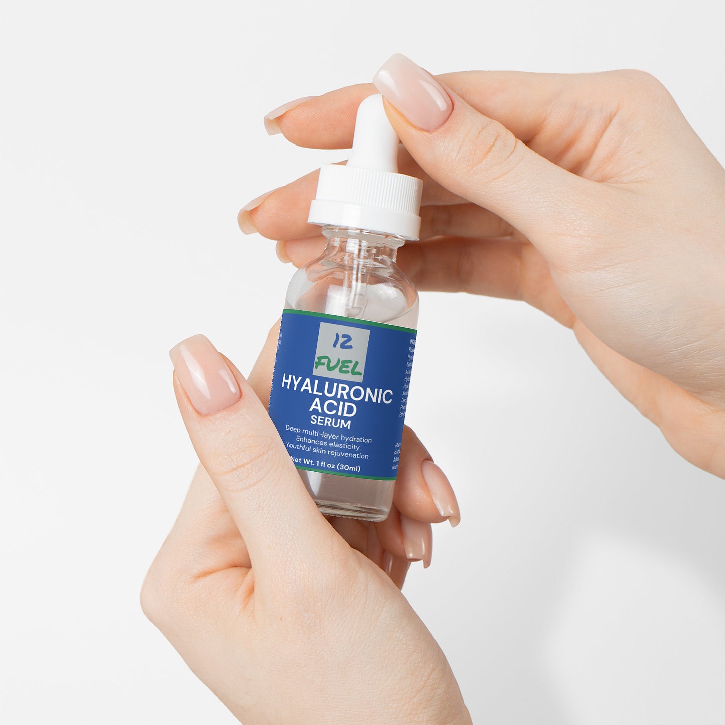Hyaluronic Acid Serum — 4-Weight HA Hydration (1 fl oz)