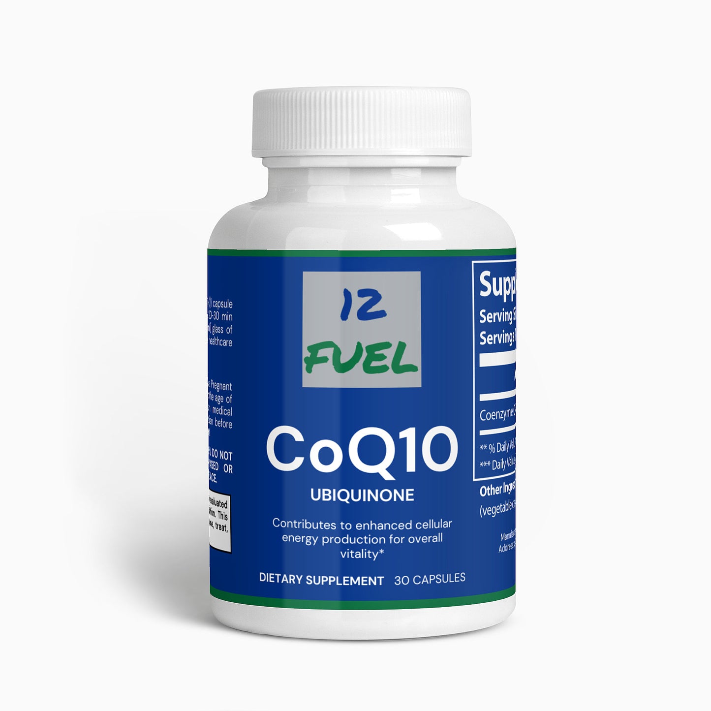 CoQ10 Ubiquinone — Cellular Energy Support (30 Capsules)
