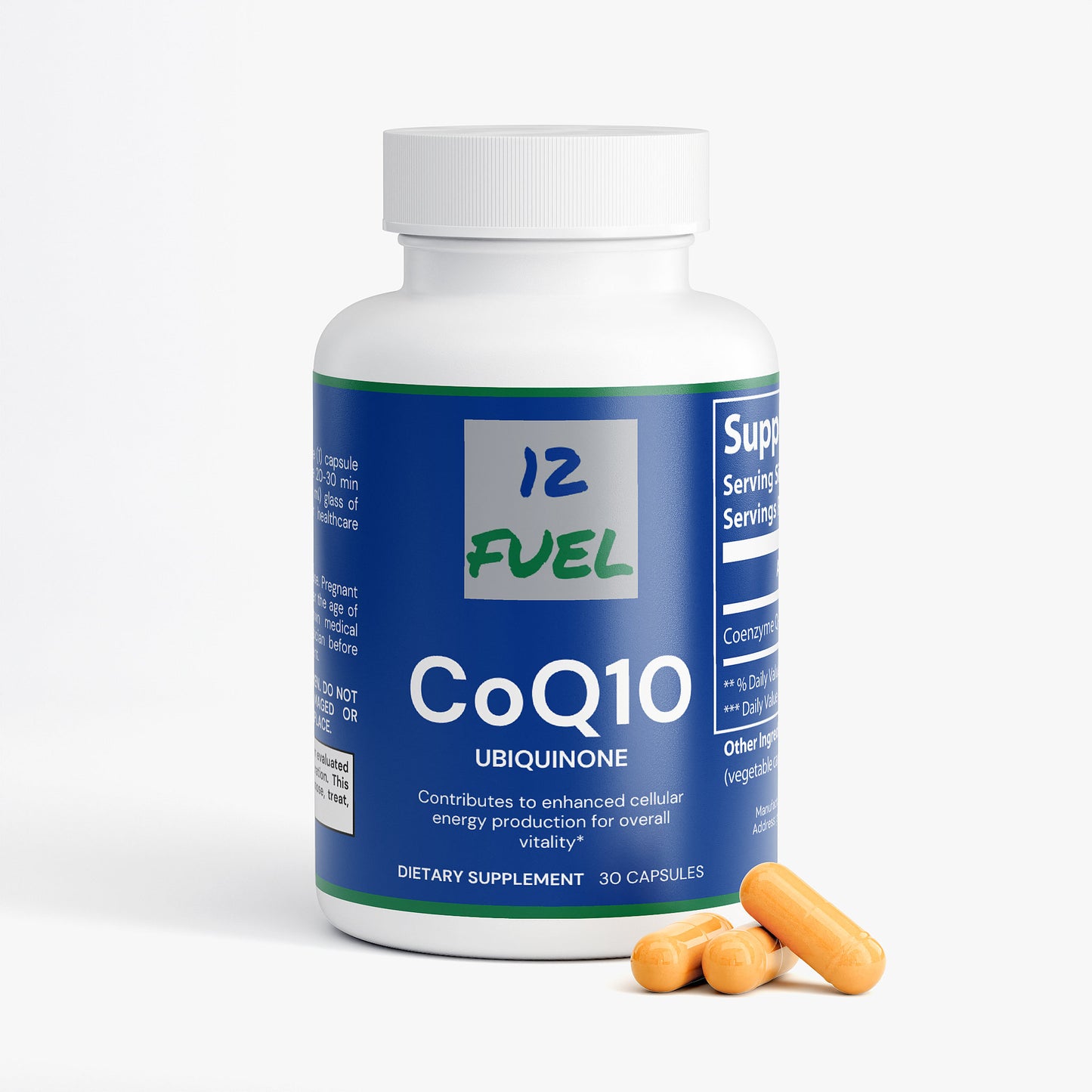 CoQ10 Ubiquinone — Cellular Energy Support (30 Capsules)