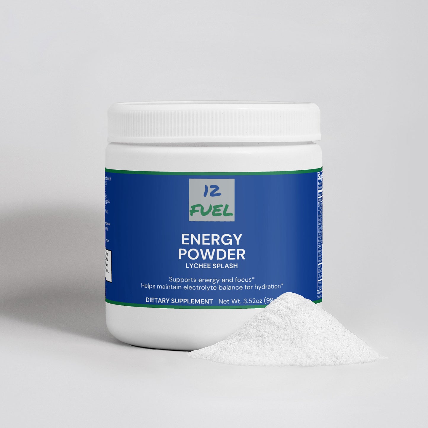 Energy Powder — Lychee Splash, Sugar-Free, Balanced Energy & Focus (4.94 oz)
