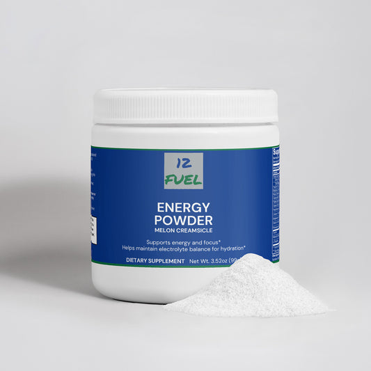 Energy Powder — Melon Creamsicle, Sugar-Free, Balanced Energy & Focus (4.94 oz)