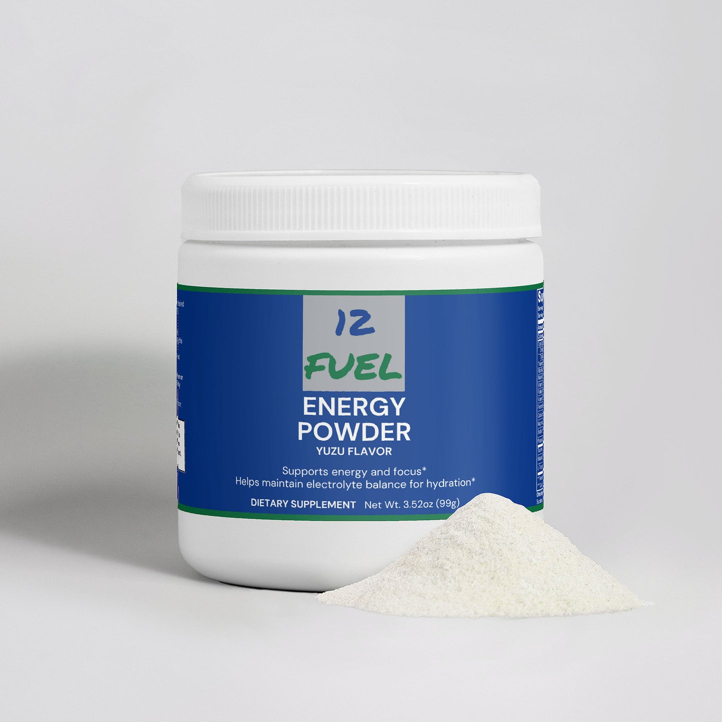 Energy Powder — Yuzu, Sugar-Free, Balanced Energy & Focus (4.23 oz)