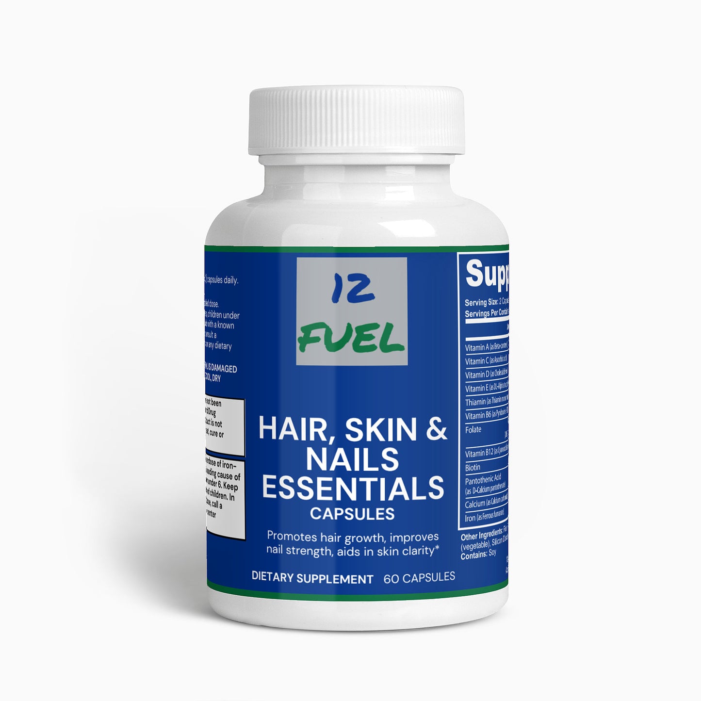 Hair, Skin & Nails Essentials — Daily Beauty Vitamins (60 Capsules)