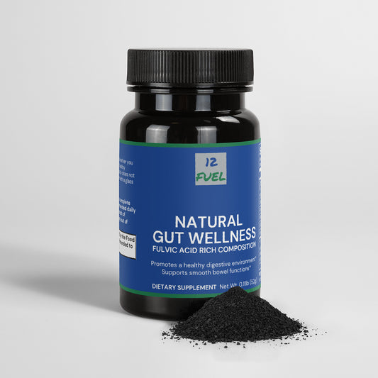 Natural Gut Wellness Powder with Fulvic Acid — Birch Chaga + Pine Bark • 60 Servings