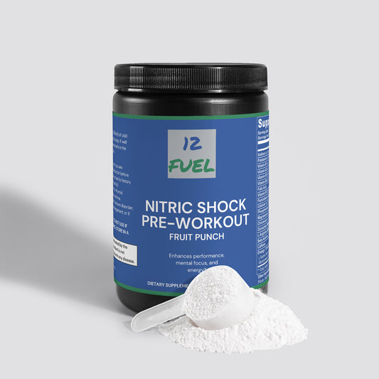 Nitric Shock Pre-Workout — Fruit Punch | Energy, Pump & Endurance*
