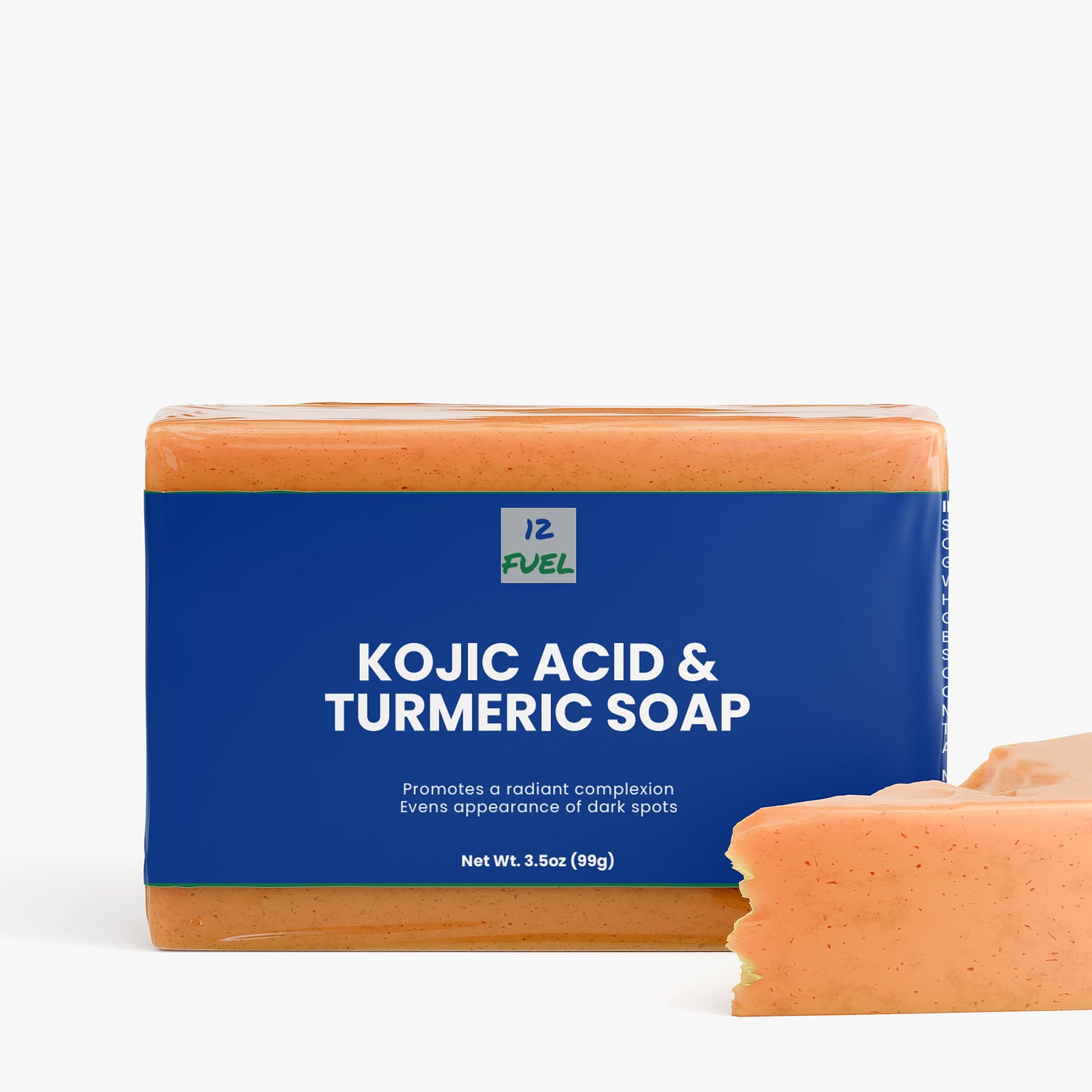 Kojic Acid & Turmeric Soap — Brightening, Nourishing Cleanser for Face & Body (3.5 oz)