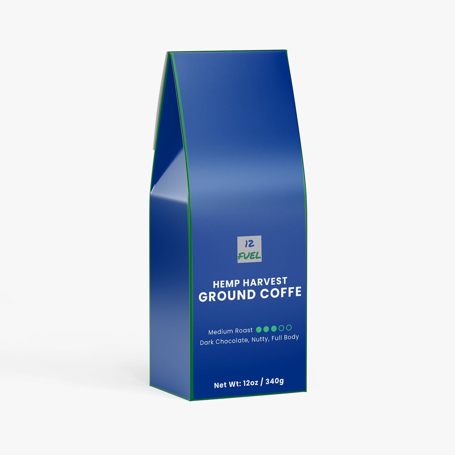 Hemp Harvest Coffee (Medium Roast) — Arabica + Hemp Protein (12 oz)