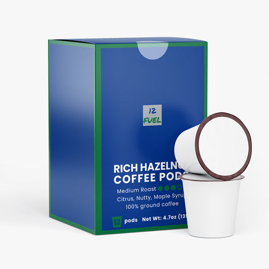 Rich Hazelnut Coffee Pods (Medium Roast) — 12 Pods