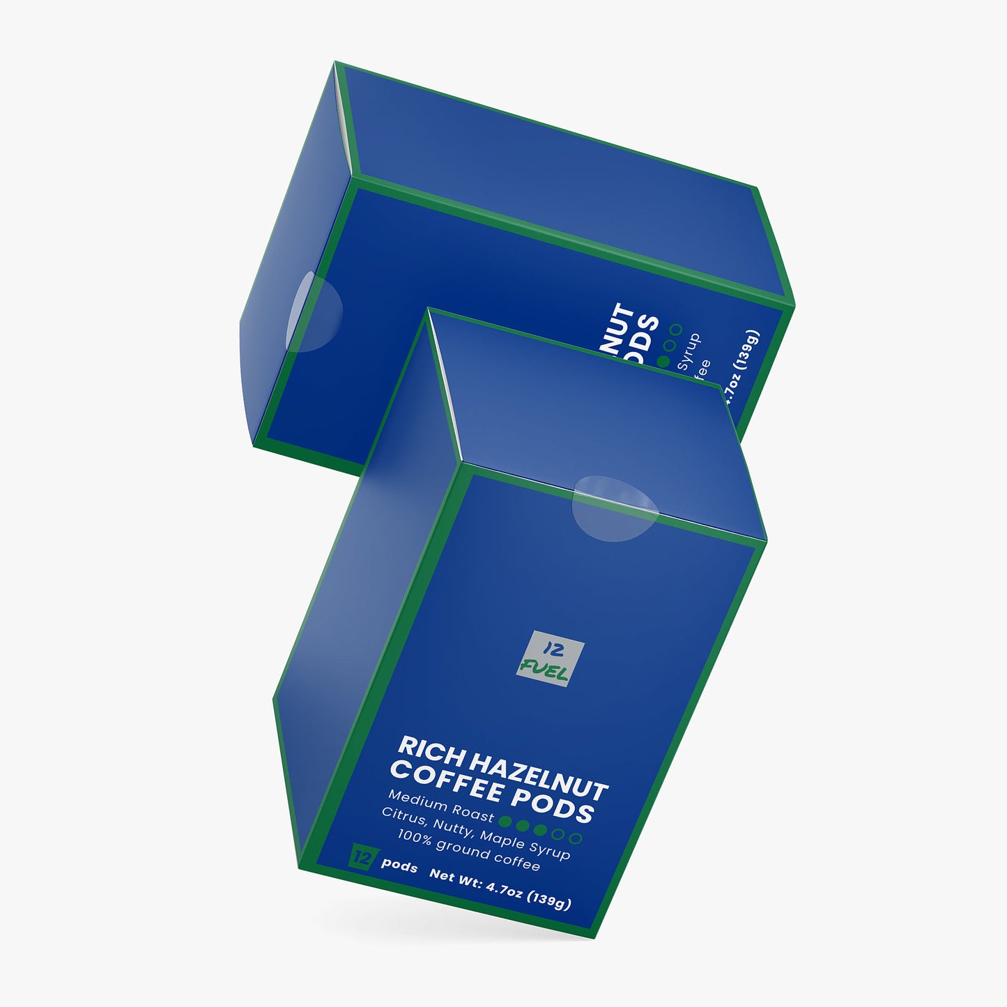 Rich Hazelnut Coffee Pods (Medium Roast) — 12 Pods