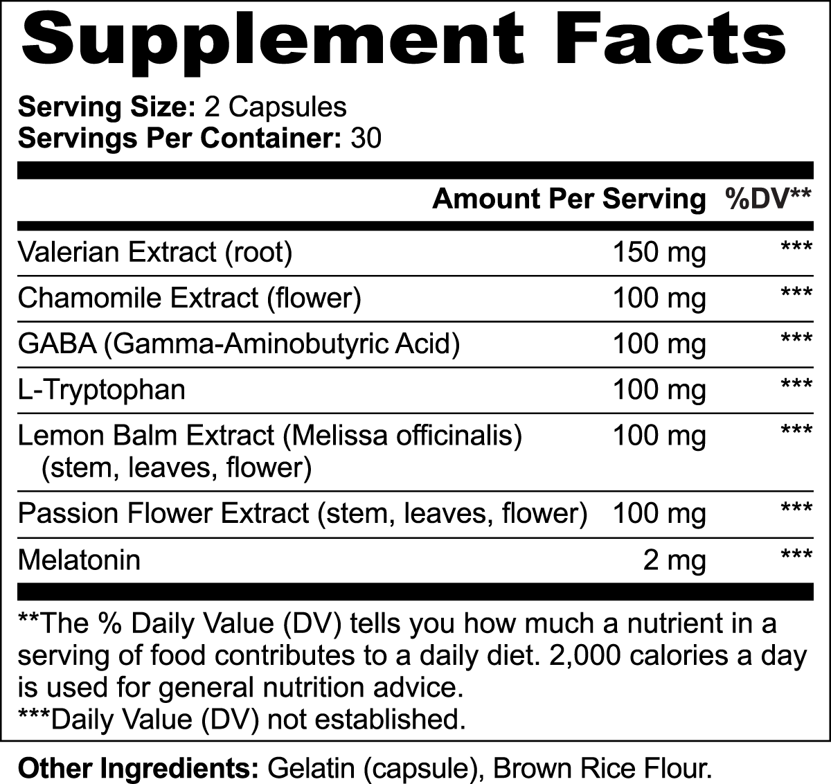 Sleep Formula — Bedtime Routine Support (60 Capsules)