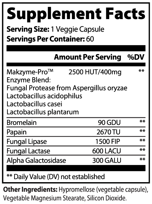 Digestive Enzyme Pro Blend 60 Capsules