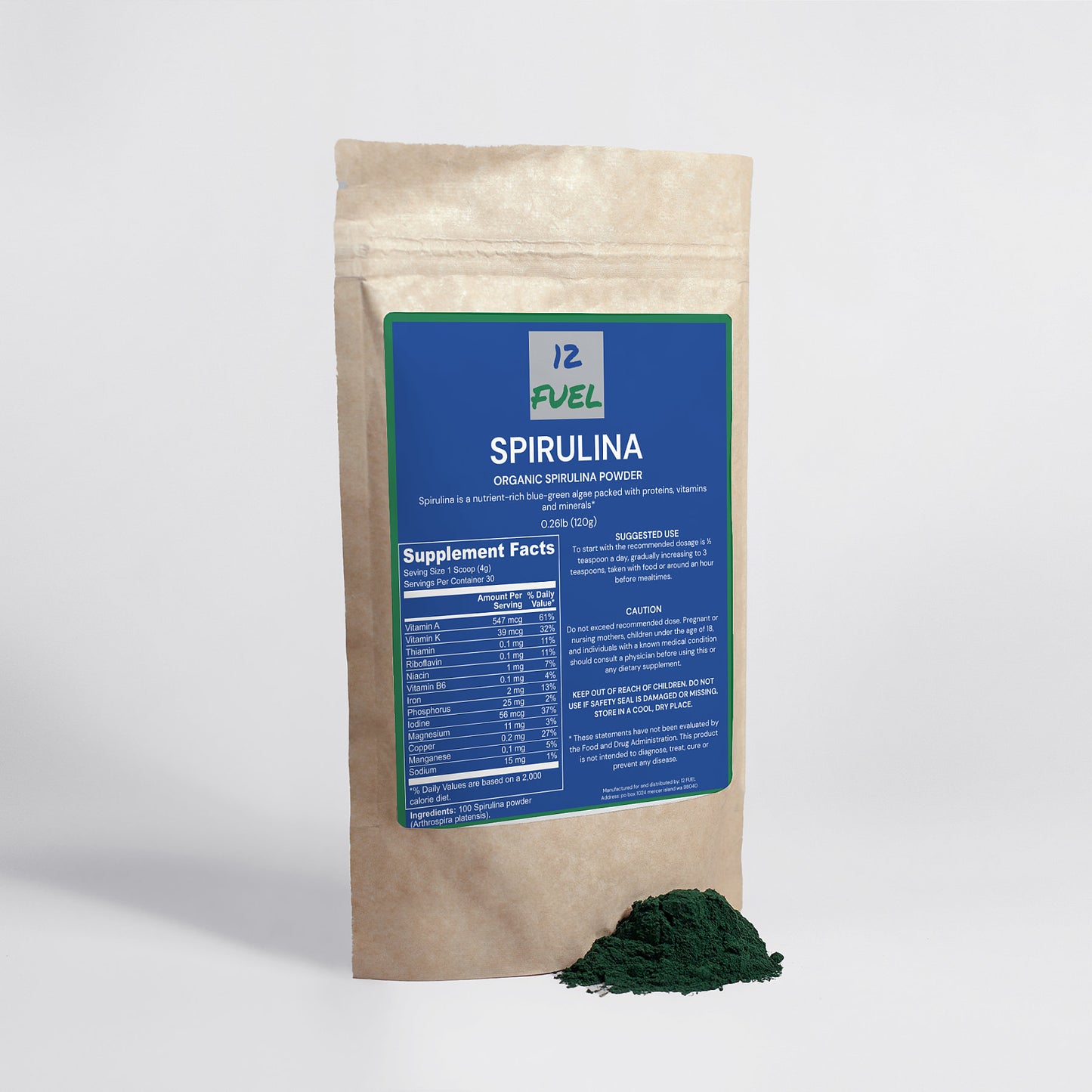 Organic Spirulina Powder