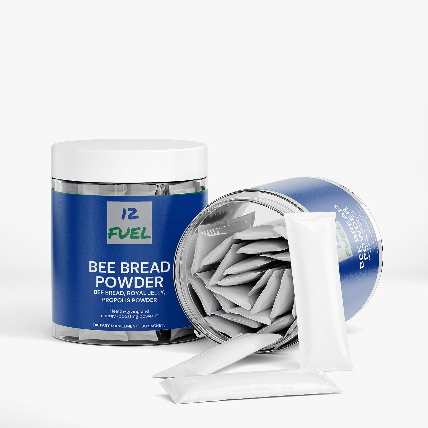 Bee Bread Powder — Bee Pearl with Royal Jelly + Propolis (30 Sachets)
