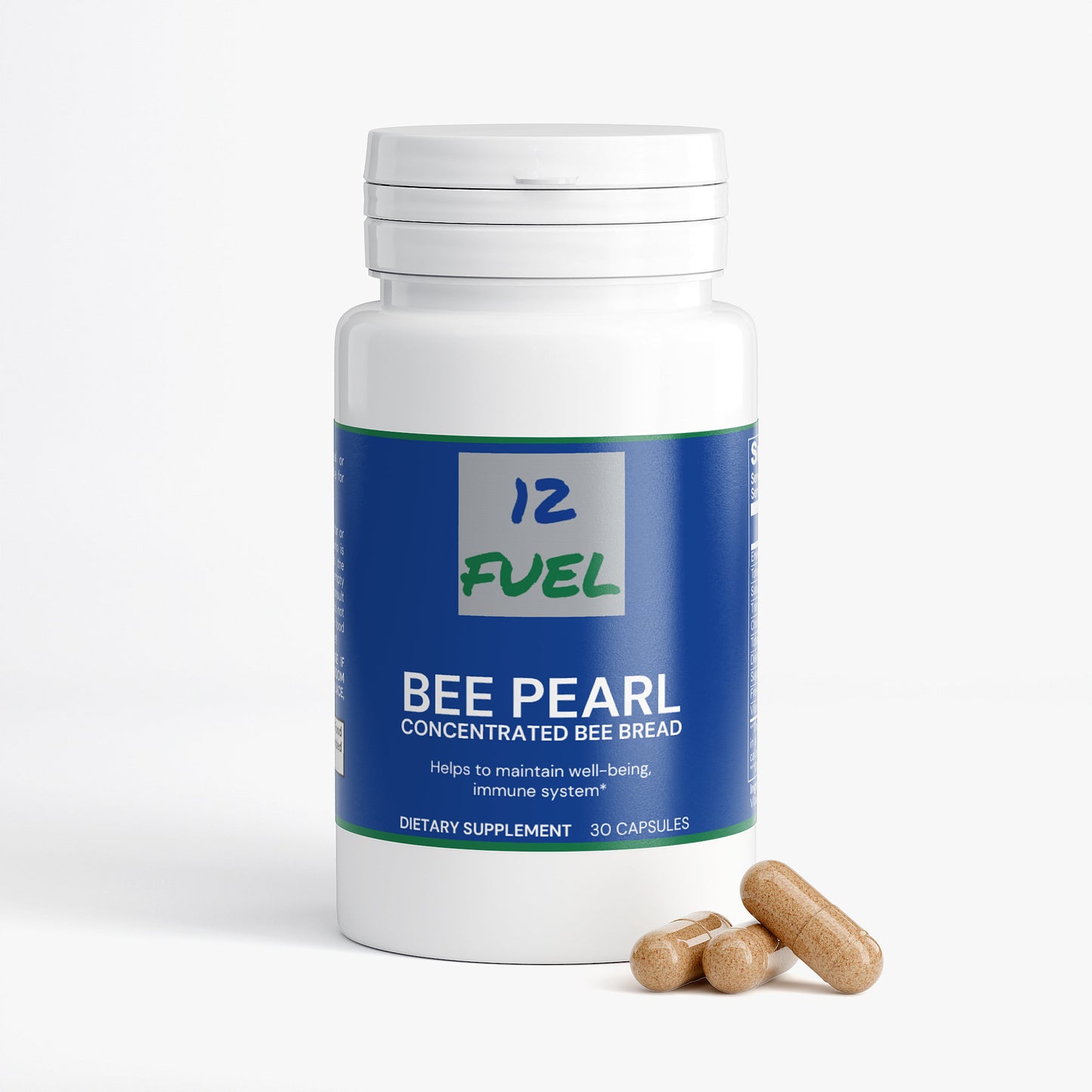 Bee Pearl — Bee Bread + Vitamin C (30 Capsules)