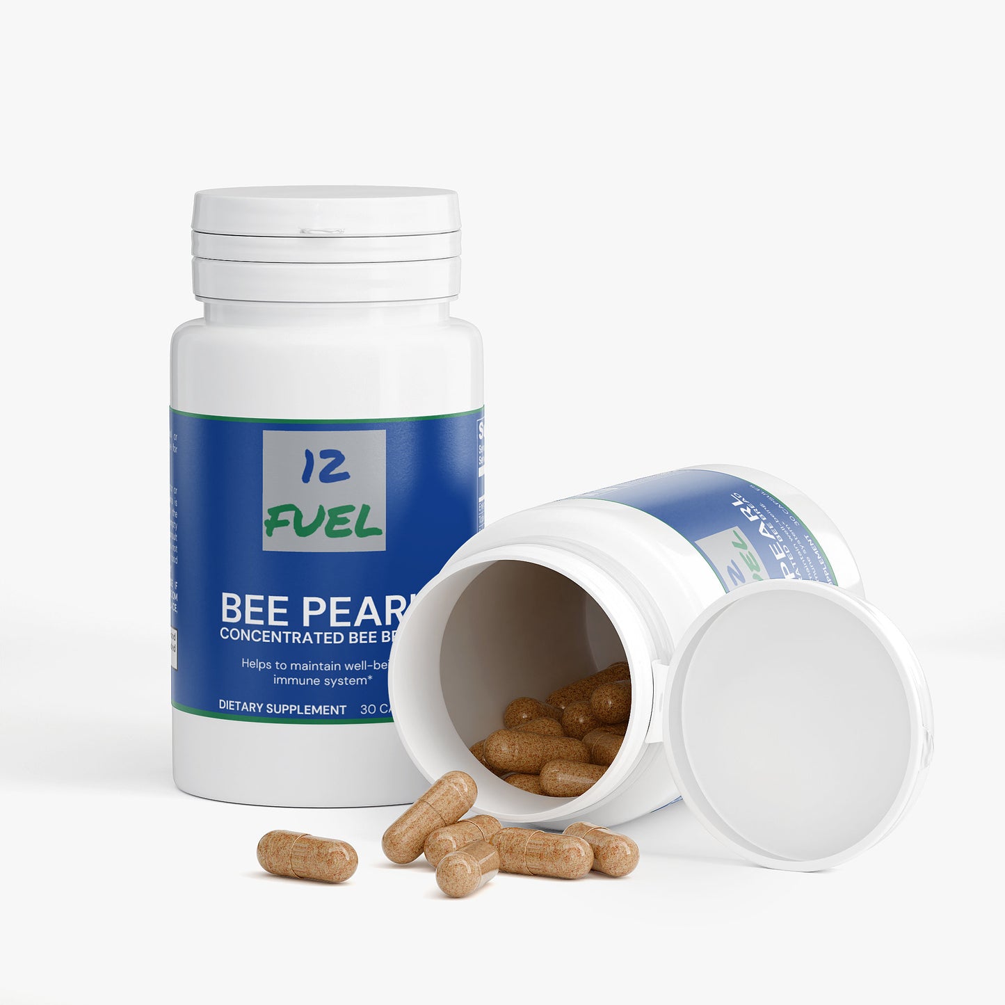 Bee Pearl — Bee Bread + Vitamin C (30 Capsules)