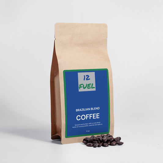 Brazilian Blend Coffee — Single-Origin 100% Arabica, Whole Bean (4 oz / 113 g)