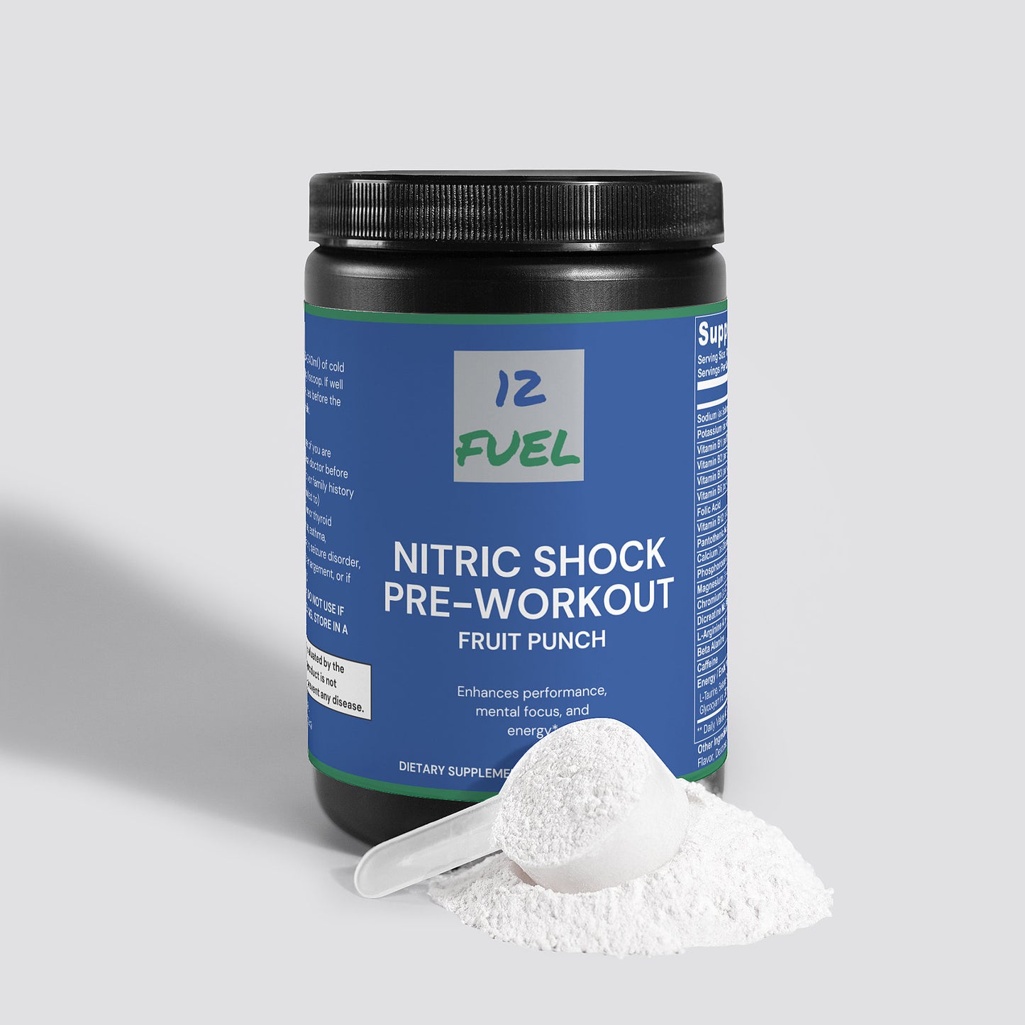 Nitric Shock Pre-Workout Powder (Fruit Punch)