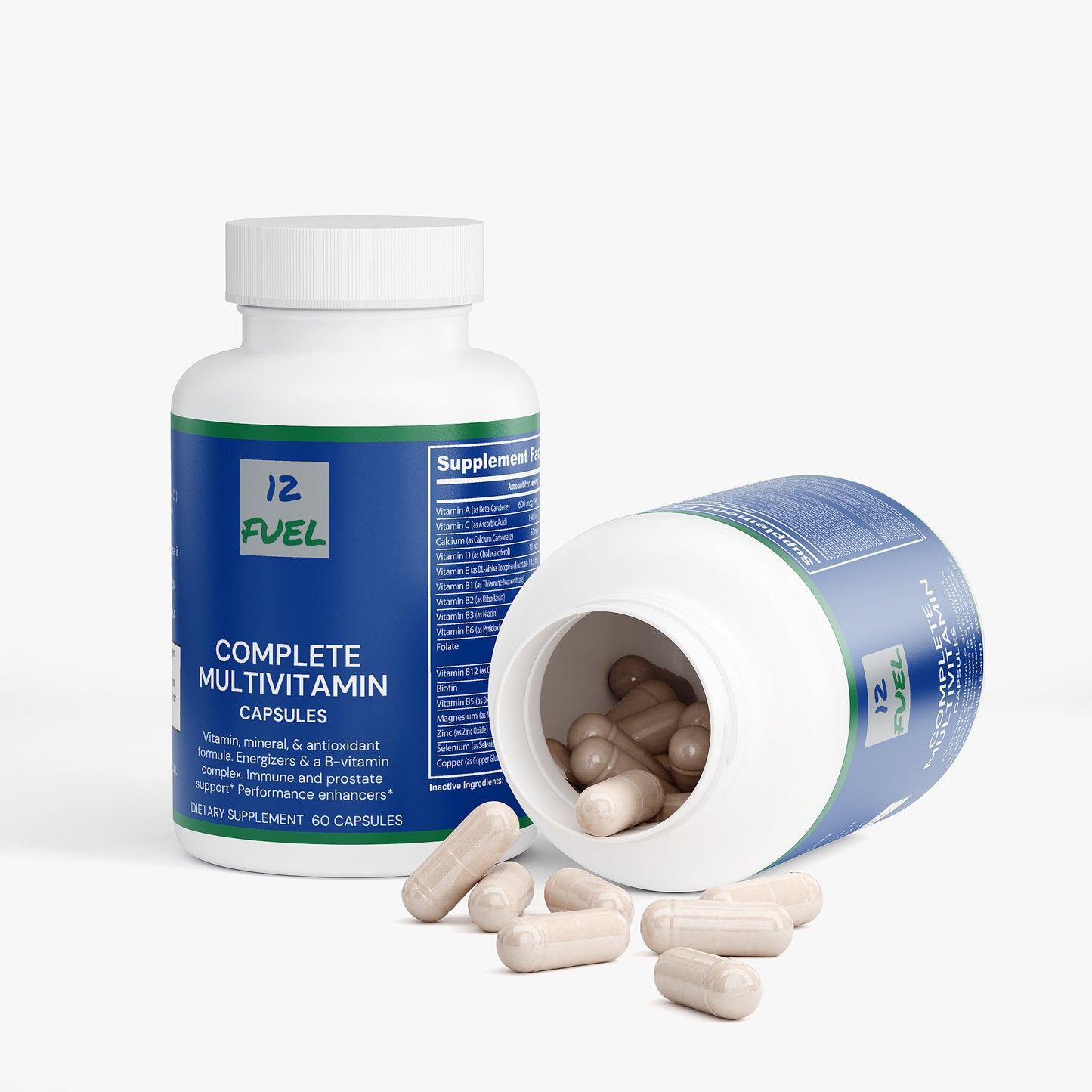 Complete Multivitamin — Daily Vitamins, Minerals & Antioxidant Blend (60 Capsules)