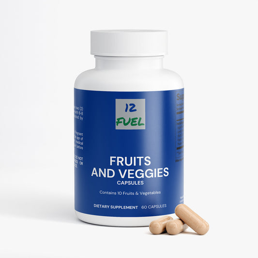Fruits & Veggies — Whole-Food Powder Blends in Capsules (60 Count)
