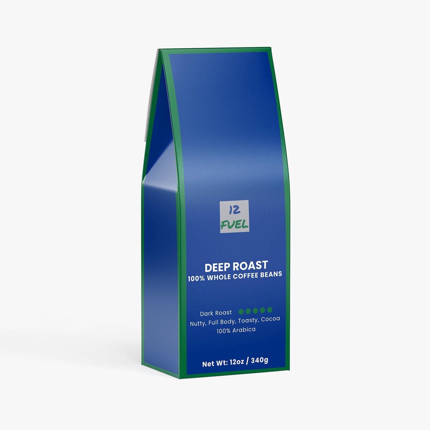 Deep Roast Coffee (Dark Roast) — 12 oz Whole Bean