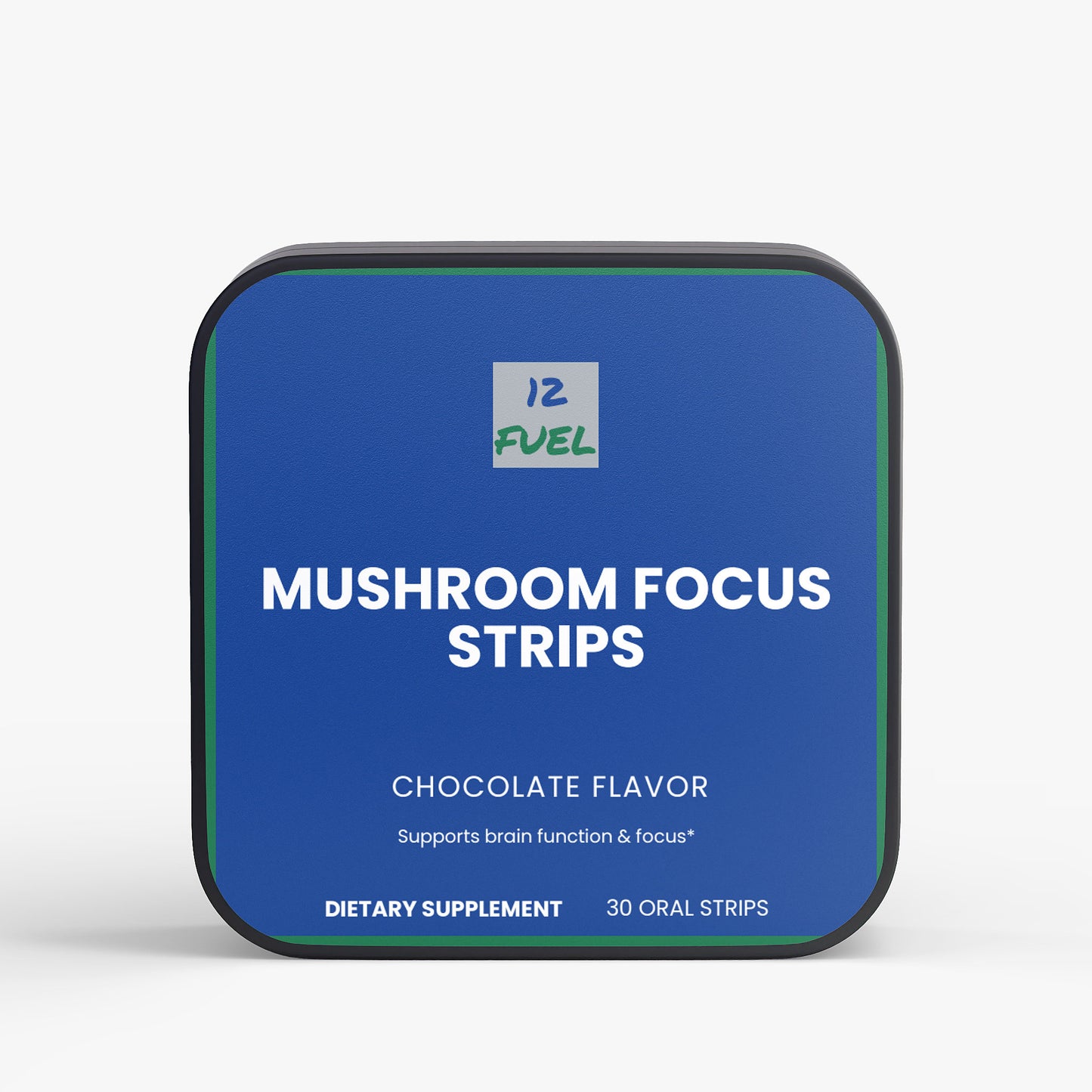 Mushroom Focus Strips Lions Mane And Cordyceps Chocolate 30 Strips