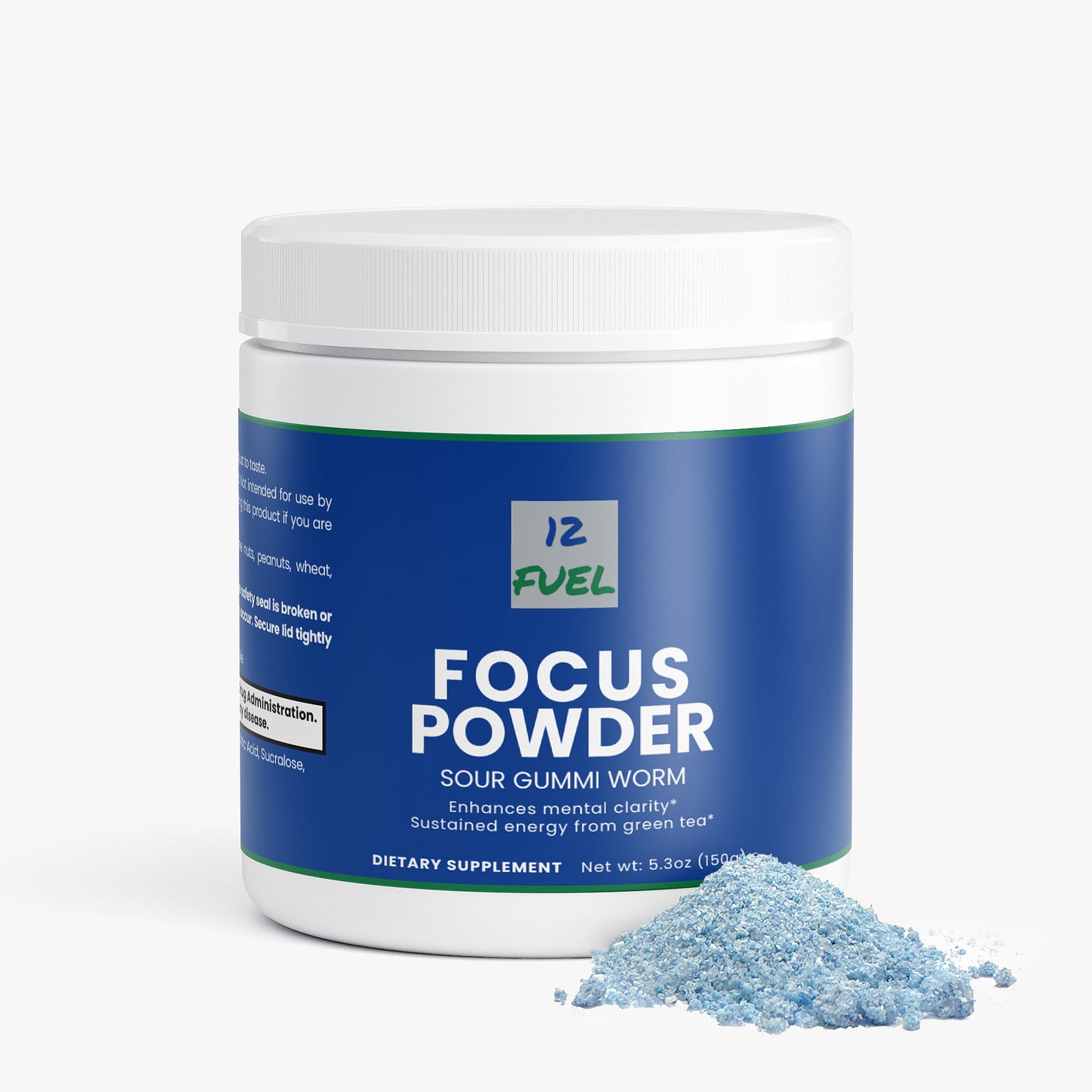 Focus Powder Sour Gummi Worm Cognitive Support 5.64 oz
