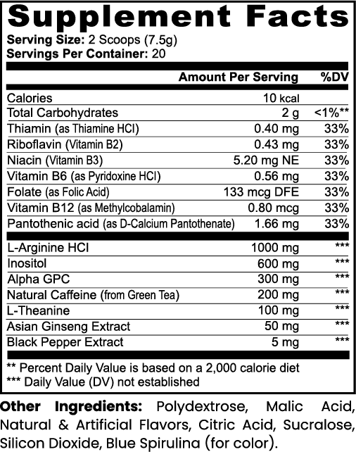 Focus Powder Sour Gummi Worm Cognitive Support 5.64 oz